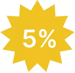 Скидка 5%